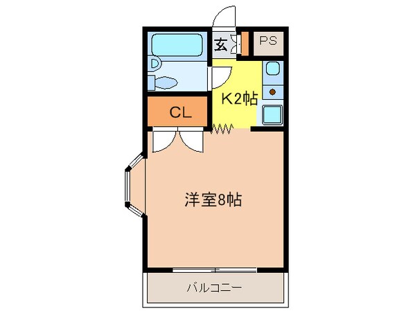 プラザカワバタの物件間取画像